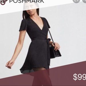 Reformation Penny mini wrap dress